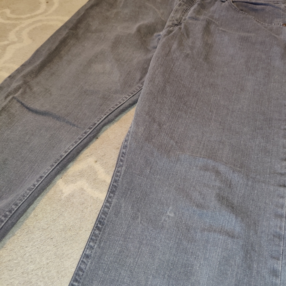 Wrangler Relaxed Fit Gray Jeans 34x32 - Picture 10 of 10